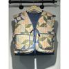 Vintage Patchwork Floral Thin Cotton Waistcoat Vest