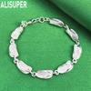 925 Sterling Silver Minimalist Flip-Flops Bracelet - Beautiful Gift Jewelry