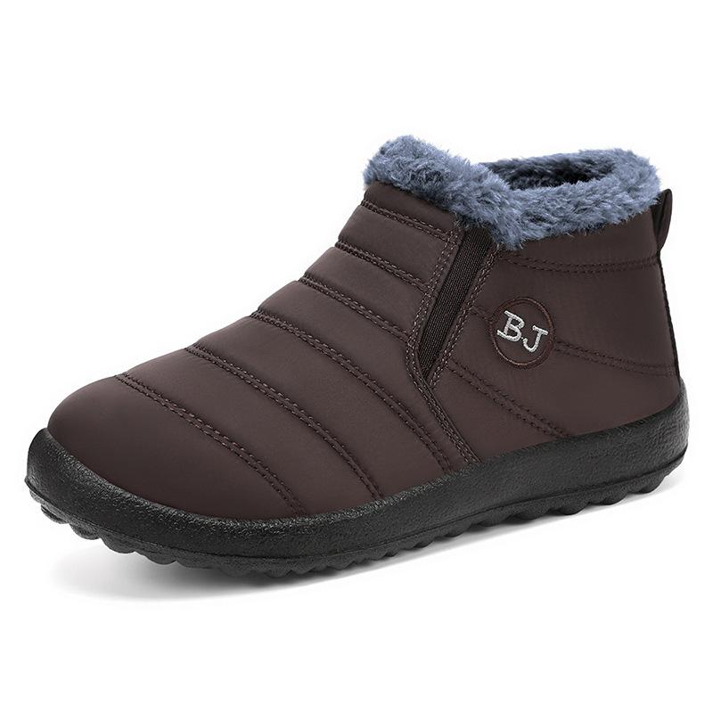 Cotton shoes couple large size women's shoes cold-proof snow boots piled thickened short boots warm soft sole low-top cotton boots