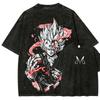 Dragon Ball Anime Lover Washed T-shirt Year round clothing high quality personality Clothes Plus Size Unisex New Model Couples tee