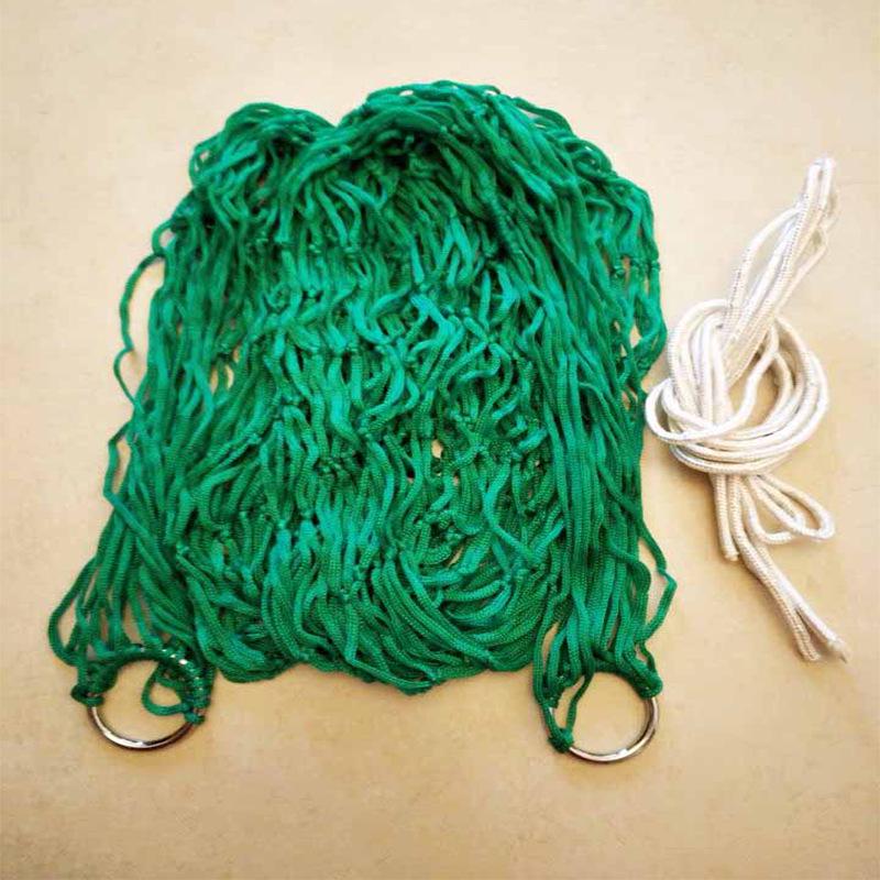 

Single Person Nylon Rope Hammock for Outdoor and Dormitory Relaxation