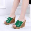 Women's Wedge Sandals 2025 Summer New Arrival: Open-Toe Chunky Sole Platform Sandals