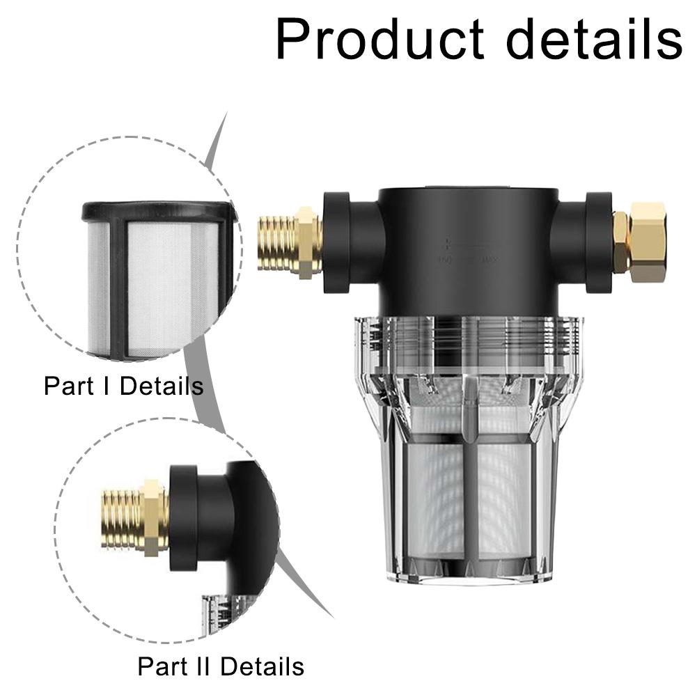 Garden Hose Filter Pressure Washer Filter Convenient Maintenance Design