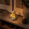 Desktop Figurine Night Light Decorative Statue for Bedroom Shelf