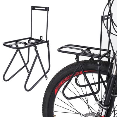 Bicycle Cargo Racks Load Bearing 15kg Bike Carrier Bag Luggage Shelf Bracket Bikes Bicycle Front Shelf Mountain Bike Accessories