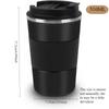 510ML Travel Mug Vacuum InsulatedCoffee Mug with Leak Proof Lid Stainless Steel Double Wall Reusable for Hot and Iced Coffee Tea