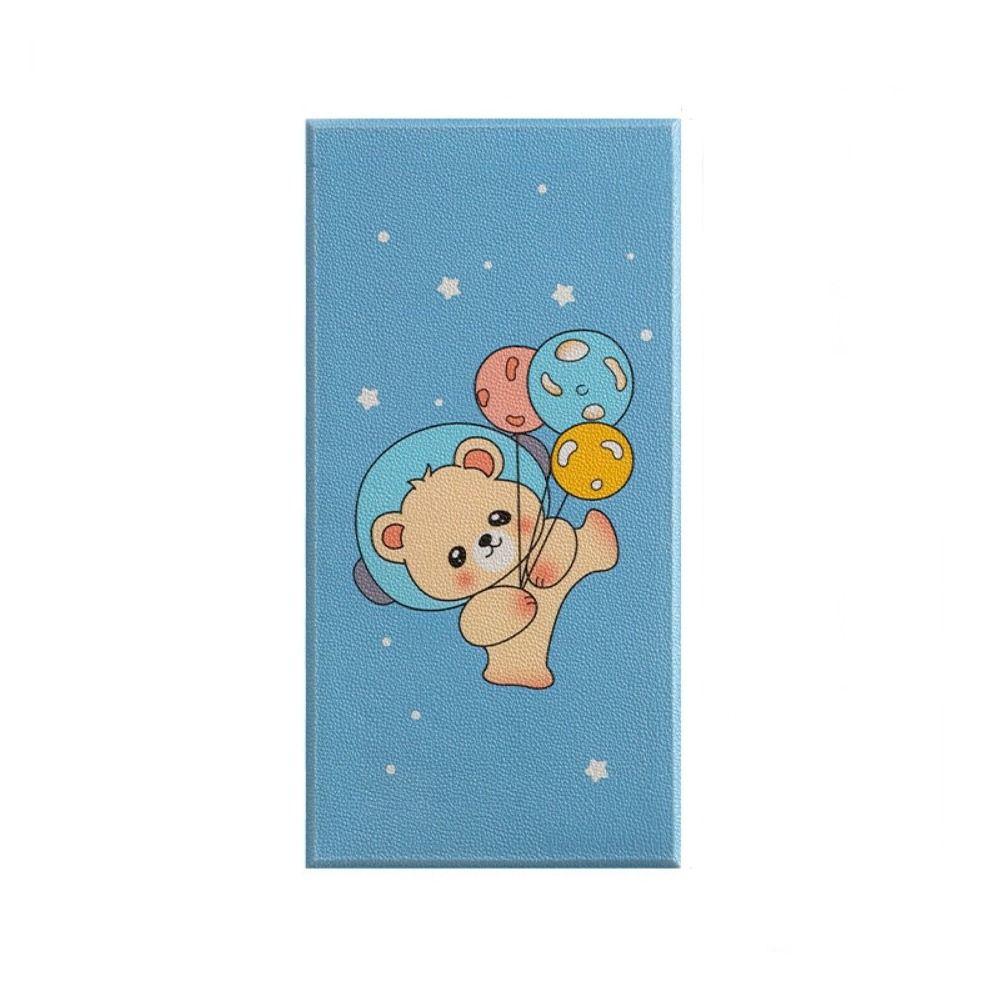 New Anti-collision 3D Wall Sticker Cute cartoon Self-adhesive Soft Cushion Thicken Waterproof Wall Mat Pad Bedroom