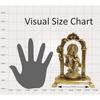 Metal Gold Plated Radha Krishna Idol Sculpture Statue Figurine Decorative Showpiece for Janmashtami Home Decoration Temple and Gift