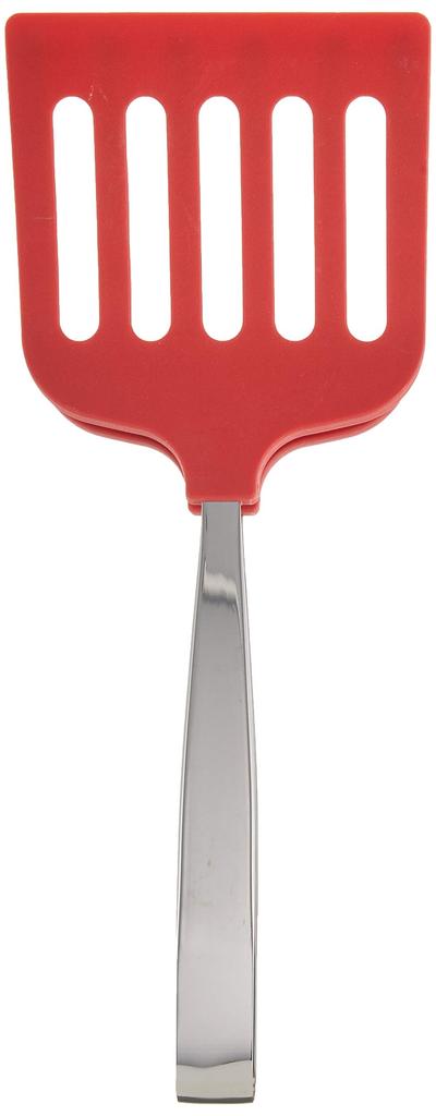 Tanabe Metal Multi-Grill Tongs, Medium, Red, 2037