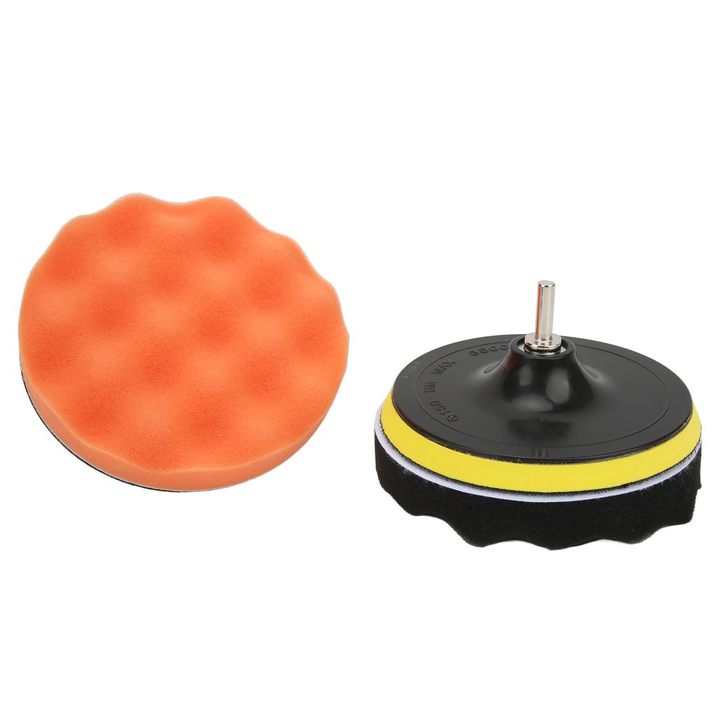 Poleringssvamp Pad Bonnet Set för Tvätt Vaxning Dammning för 5?6-tums pneumatiska elektriska polermaskiner