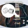 LvYiLinggg Guitar Volume Set of Chrome Silver Control Tone for Electric Guitars and Basses Knobs, 2, Metal, Knobs, & Volume,