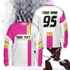 Personalized Rider Name Number Motocross Long Sleeve Shirt Custom Color Dirt Bike 3D Printed T Shirt Mens Racing Team T-shirt