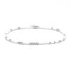 Bracelet - LUXENTER - Xanvi - White Crystal - 925 Sterling Silver Finish - Diameter 55 Mm