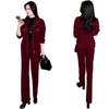 Velvet Mother's Wear 2026 Autumn/Winter Stylish Casual Loose Two-Piece Slimming Set for Middle-Aged Women