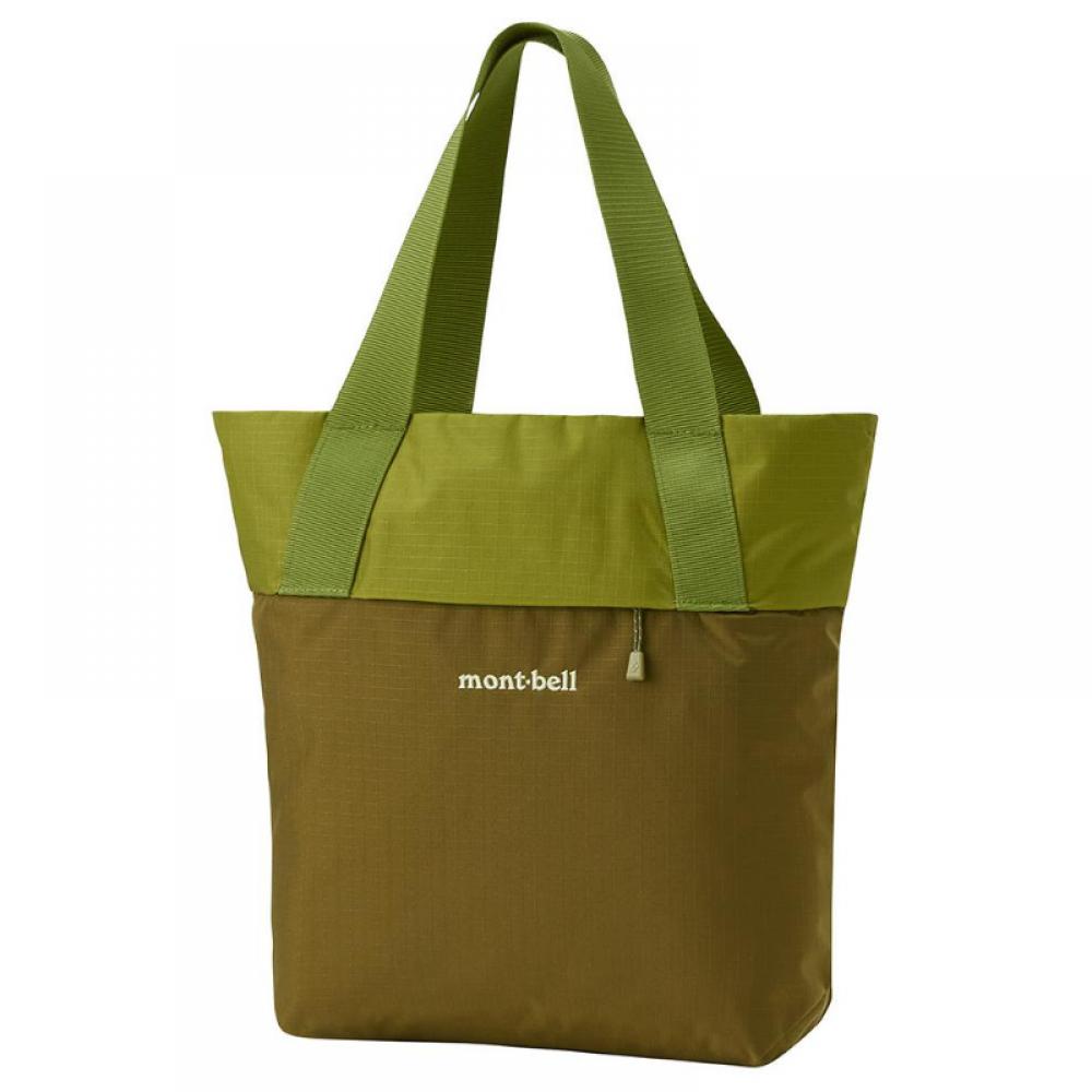 MONTBELL Bernina 9.5L Simple Retro Large Capacity Tote Bag Nylon Green Unisex Same Couple Model