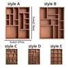 Miniature Crystal Mini Jewelry Holder Multi Compartments Dollhouse Shelf  Doll House Decor