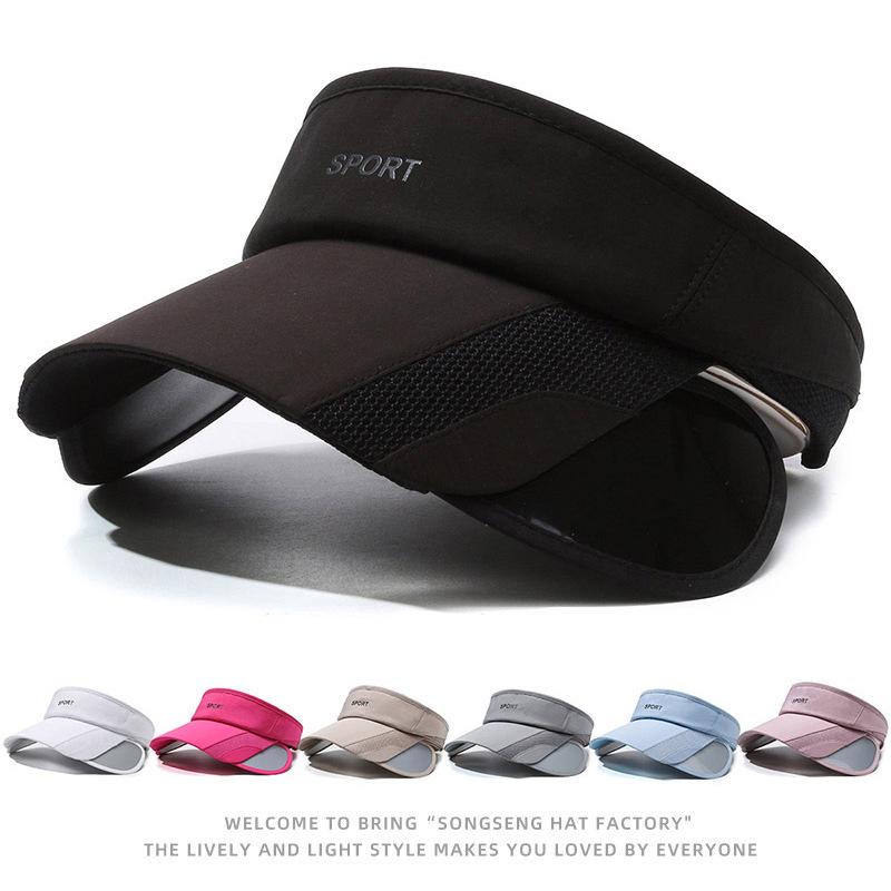 Empty top hat men's sunscreen hat outdoor sports summer sunshade UV protection sun hat new women show small face