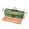 Portable Camping Picnic Hand Box Metal Tools Storage Box Outdoor Tools Storage Box with Handle Sundries Storage Box