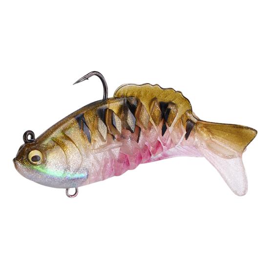 

9.5СМ/20Г Многосекционная рыболовная приманка с острым крючком, многосекционный свимбейт, реалистичная бионическая искусственная приманка, аксессуары для пресноводной и морской рыбалки