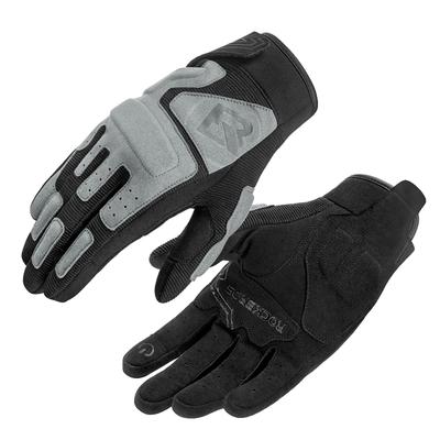 ROCKBROS Motorcycle Gloves, Spring and Summer Gloves, Mesh Protector, Smartphone Compatible, Shockproof, Breathable, Anti-Slip,