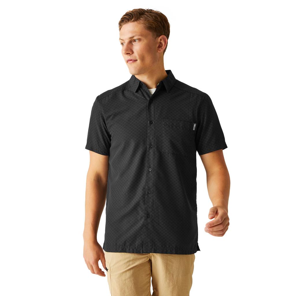 Regatta Mens Mindano VIII Diamond Short-Sleeved Shirt
