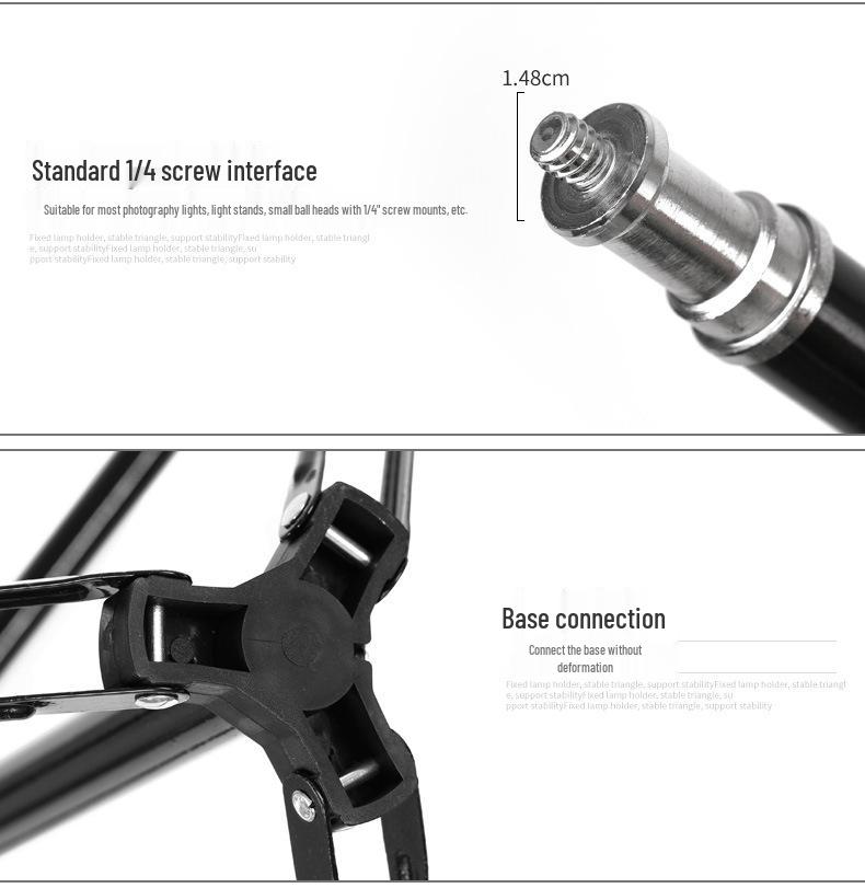 Adjustable Metal Light Stand: 1.9m To 2.8m, Ideal for Studio and Photography Tripod