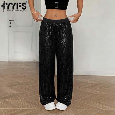 Pantaloni e capris alla moda da donna, casual, a vita alta