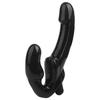 Black Double-headed Dildo Powerful Remote Control Vibrator for Couples Fucked By Lesbian Double Penetration Wireless Vibrator Butt Anal Vibrator