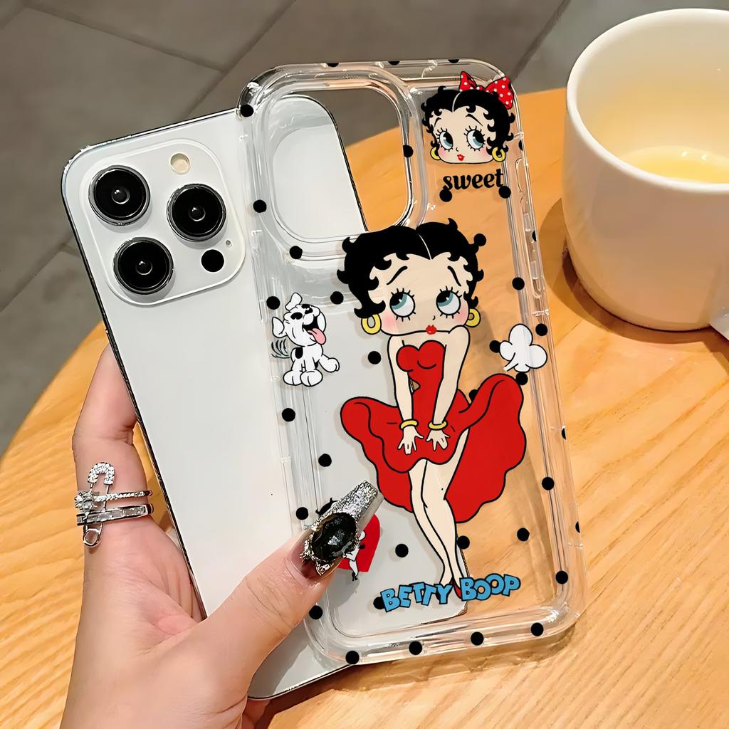 Cartoon Sexy Betties Phone Case for Samsung Galaxy S25 S24 S23 S22 S21 S20 Note20 Note10 FE Ultra Plus 4G 5G Clear Back Cover