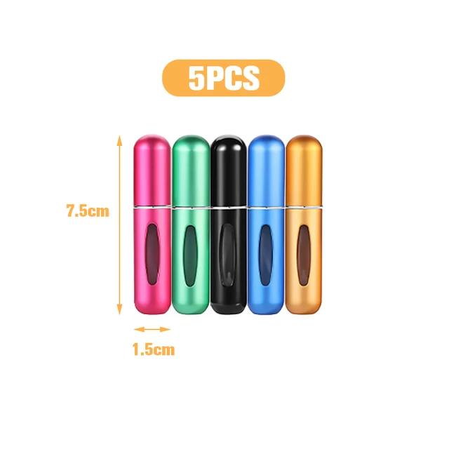 10ml 5ml Mini Portable Perfume Spray Aluminium Travel Self-Pumping Dispenser Bottle Bottom Direct Fill Jar Cosmetic Empty Tool