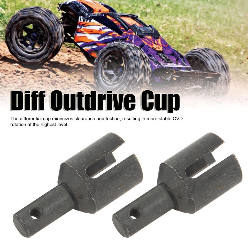 1 Pair Differential Output Cup Front Rear Steel Standard Size Diff Outdrive Cup for 1Celsius8 4 SLEDG