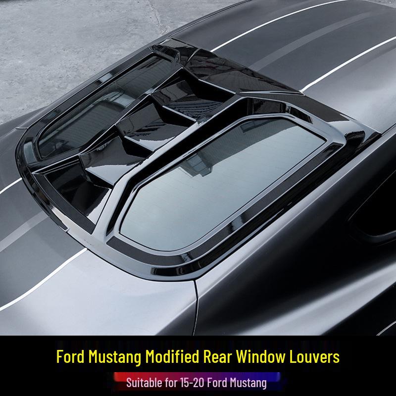Rear Louvers & Spoiler for 2015-2023 Ford Mustang - Sunshade Windshield