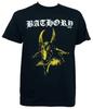 Authentic BATHORY Yellow Goat Album Art Black Metal T-Shirt S NEW