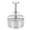 Hamburger Patty Maker 304 Stainless Steel Manual Burger Press Patty Making Mold for Beef Vegetables BBQ 10.15cm 4in