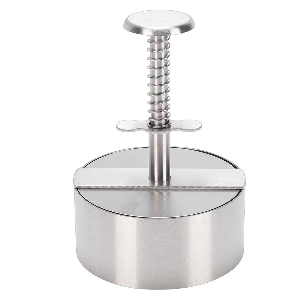Hamburger Patty Maker 304 Stainless Steel Manual Burger Press Patty Making Mold for Beef Vegetables BBQ 10.15cm 4in