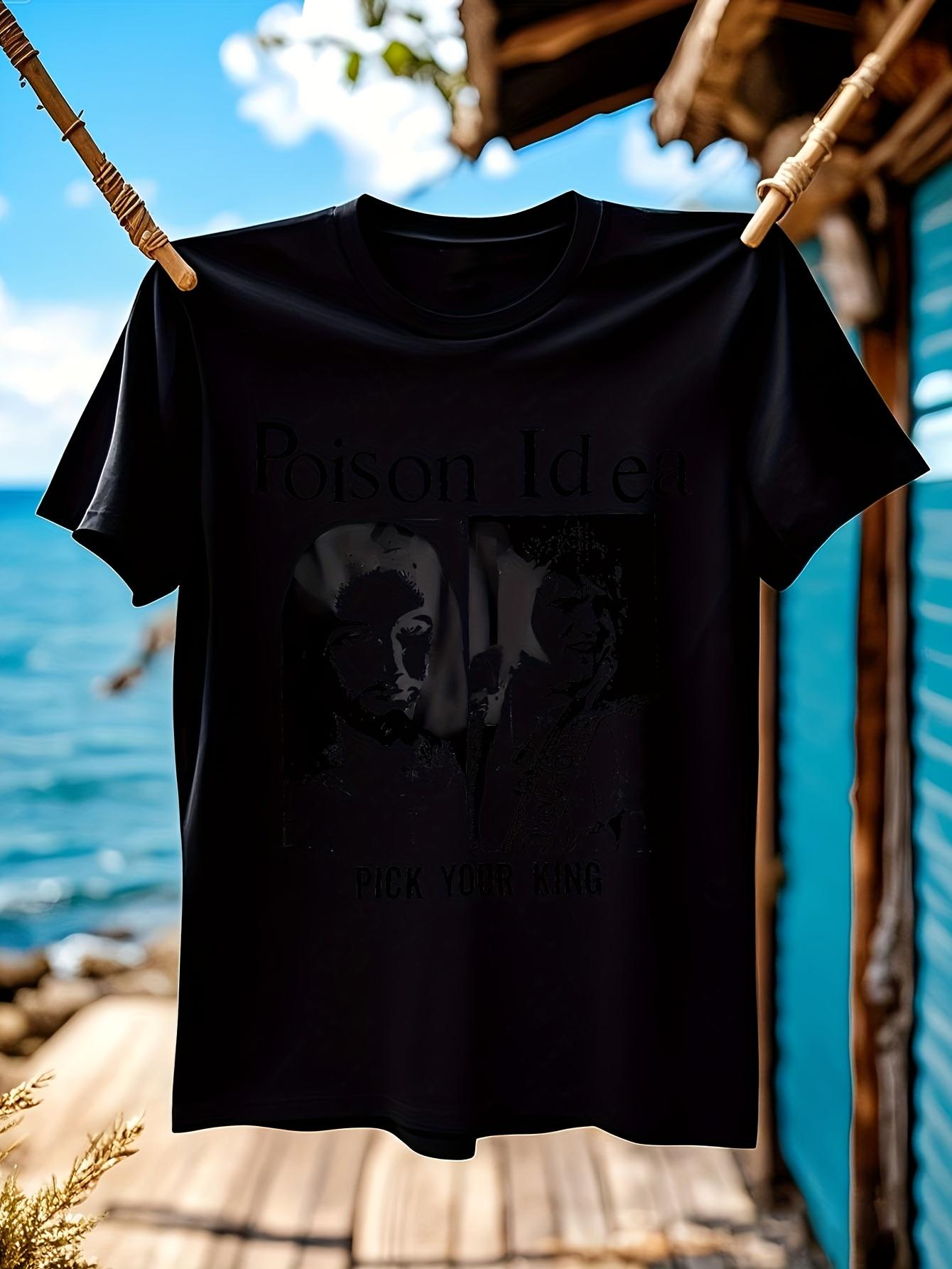 Poison Idea Pick Your King Graphic Tshirt Graphic Punk Ro... XXL