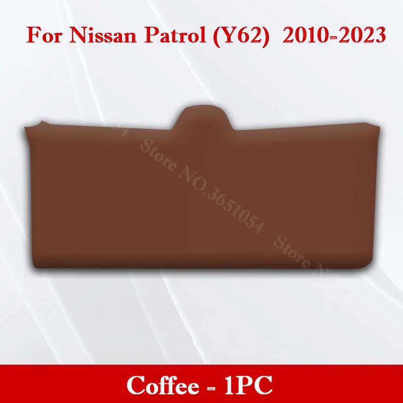 For Nissan Patrol Y62 2010-2026 Car Trunk Door Anti Kick Pad Tailgate Anti-Scratch Protector Sticker Liner Interior Accessories