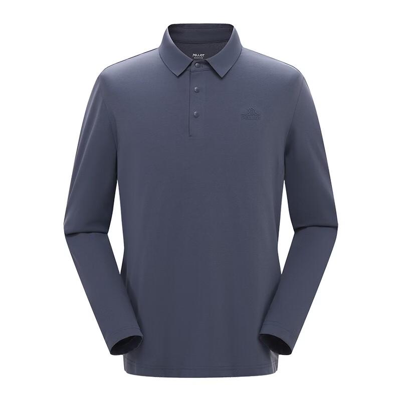 Pelliot Men's Quick-Dry Long-Sleeve Polo Shirt