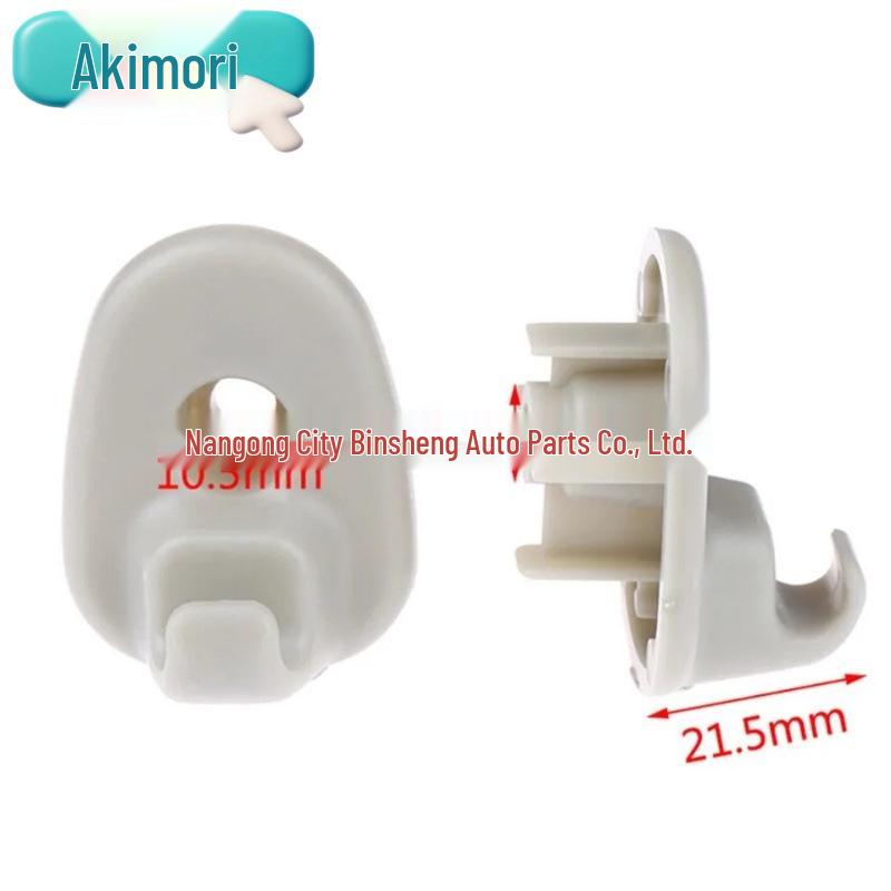 Compatible with 2 OE# 1AR26BD1AA Sun Visor Clips, Enhanced Car Sun Visor Hook Holder.
