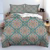 Bohemian Style 3D Printed Quilt Cover Set Datura Flower Exotic Style Bedding Set Luxury Soft Comfortable Polyester Duvet Cover