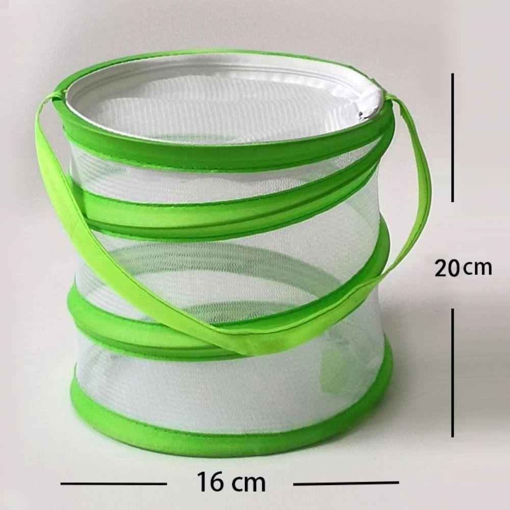 Portable Collapsible Butterfly Habitat Mesh Cage Breathable Educational Insect Cage Ventilated Insect Bug Net Classroom