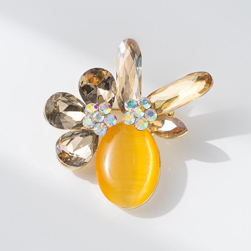 Senior brosjer blomst blad brosje pins for kvinner dress anheng mote brosjer smykker