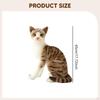 Cat Toy Stuffed Animal Decoration Figures Comfortable Simulation Kitten Lovely for Teens Bedroom
