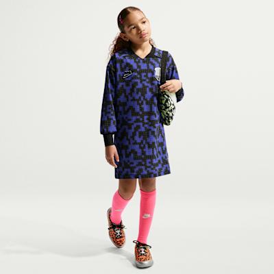 Nike X LEGO Kids Dresses V Neck Moderate Short Skirt XS