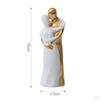 Elegant Couple Figurine Sculpture for Home Decoration