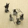 Copper Skeleton Legion Figurines Miniature Decoration Retro Metal Skull Soldier Army Statue Desk Toy Ornament
