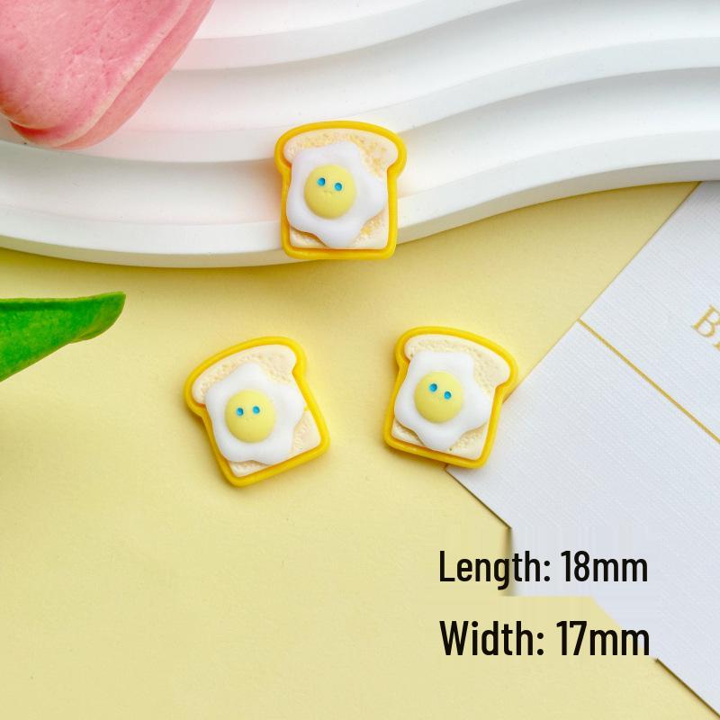 Cheese Series Resin Jewelry & Accessory Kit: Includes Phone Case, Crocs Magnet, Hair Clip Materials.