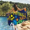 Soccer Towel Quick Drying Beach Towels Are Suitable For Swimming Pools Camping Yoga And The Gym