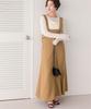 Titibait Flare Silhouette Jumper Skirt AGXT0408 Medium Beige Women's