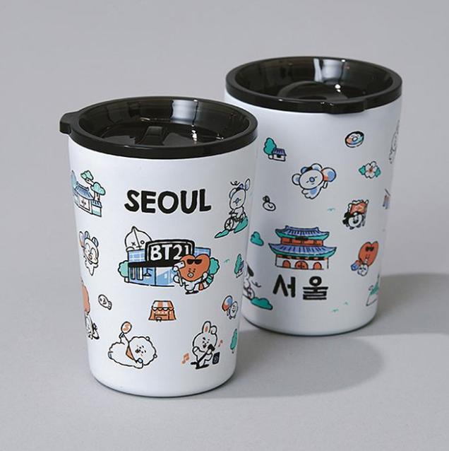 BT21 Becher „Seoul Edition“ (340 ml / 11,5 fl. oz.)